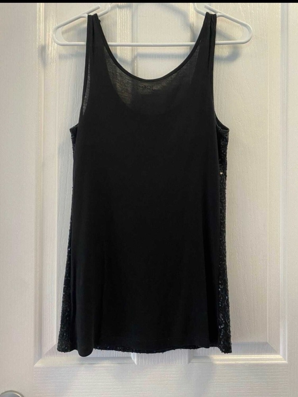 $7 Bundle Item- Black Sequin Tank Top - Picture 2 of 2